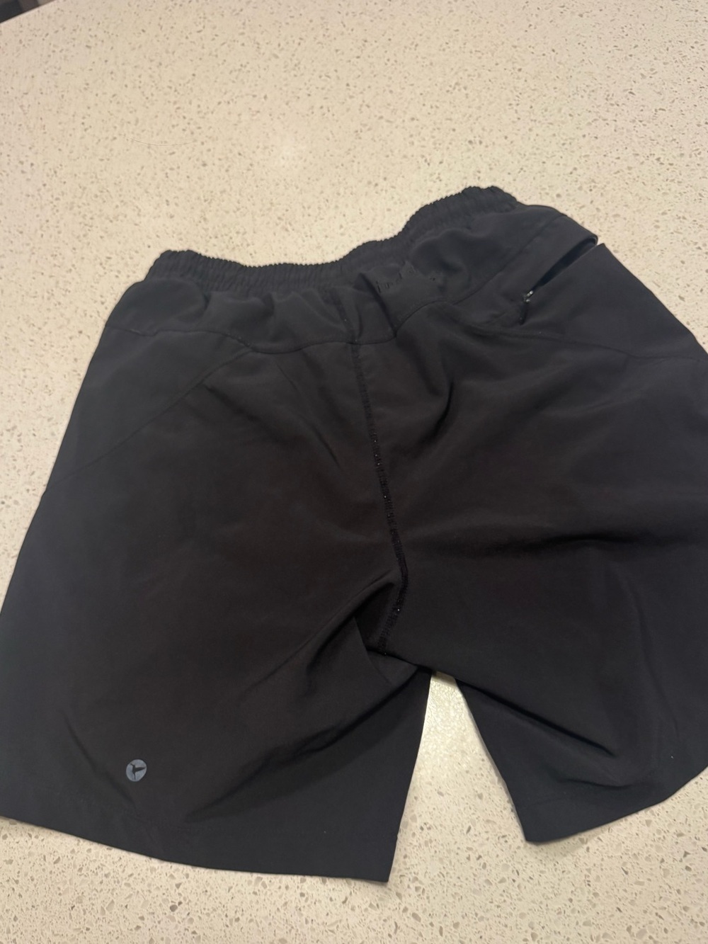 Bird Dog Men’s Small Black Lined Shorts 8” Inseam Athletic Performance Black - Picture 2 of 9
